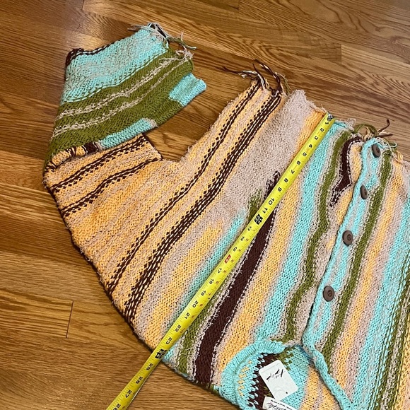 Free People Baja Cardi Size Large NWT - Picture 12 of 15